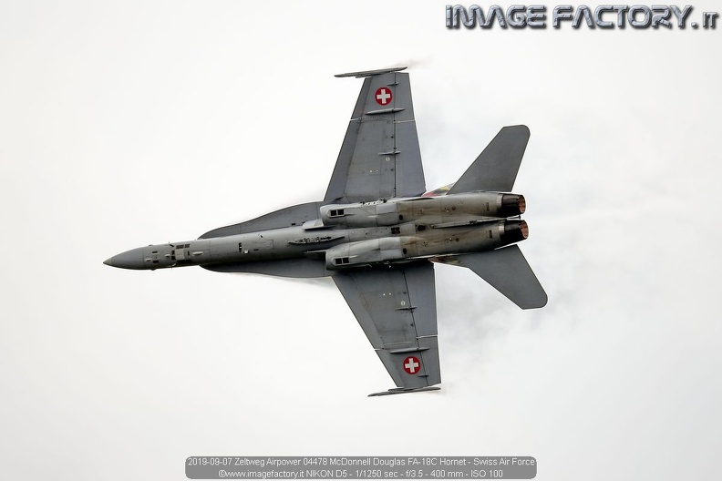 2019-09-07 Zeltweg Airpower 04478 McDonnell Douglas FA-18C Hornet - Swiss Air Force.jpg